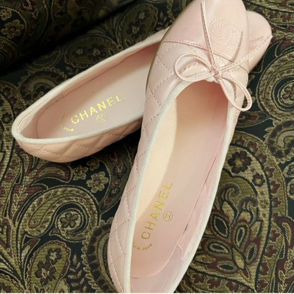 CHANEL Shoes Chanel Pink Ballet Flats Poshmark